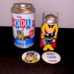 Vaulted Soldout 2021 Ltd. Edition FunKon Soda Thor Funko Soda Summer Convention…